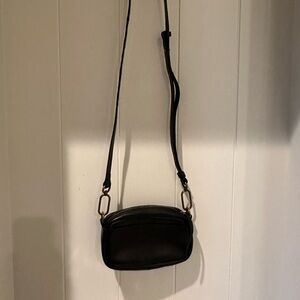 Madewell Black Leather Crossbody Bag NWT